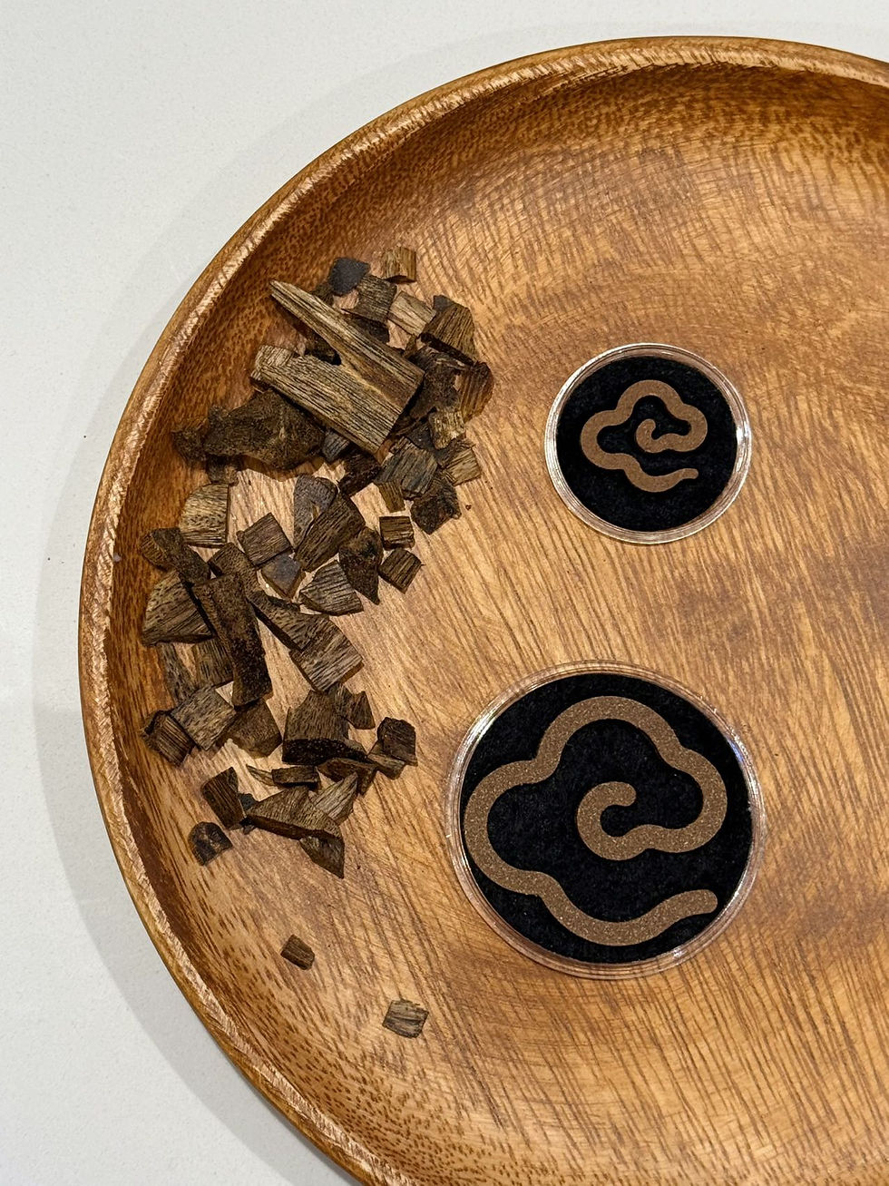 Thumbnail: 100% Pure Agarwood Incense Seal Coil 无粘粉沉香