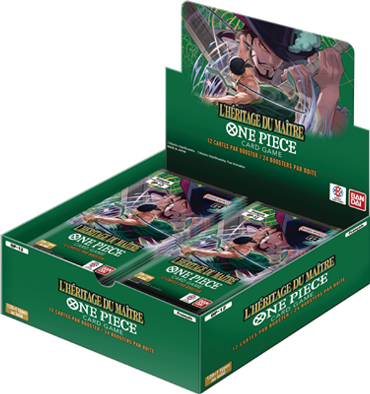 Carton One Piece OP12 – L'Héritage du Maître (12 Displays, FR Carton One Piece OP12 – L'Héritage du Maître (12 Displays, FR
