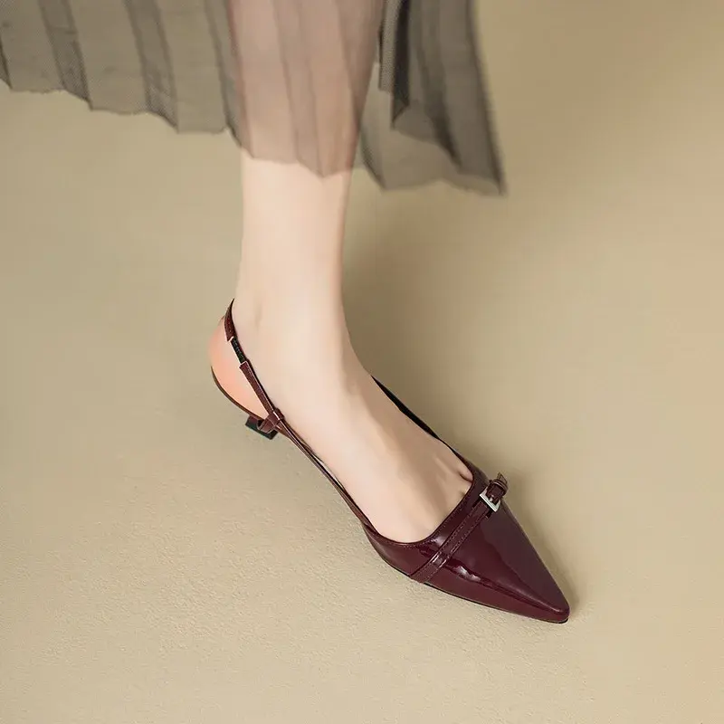 Thumbnail: The Bordeaux Slingback Flats