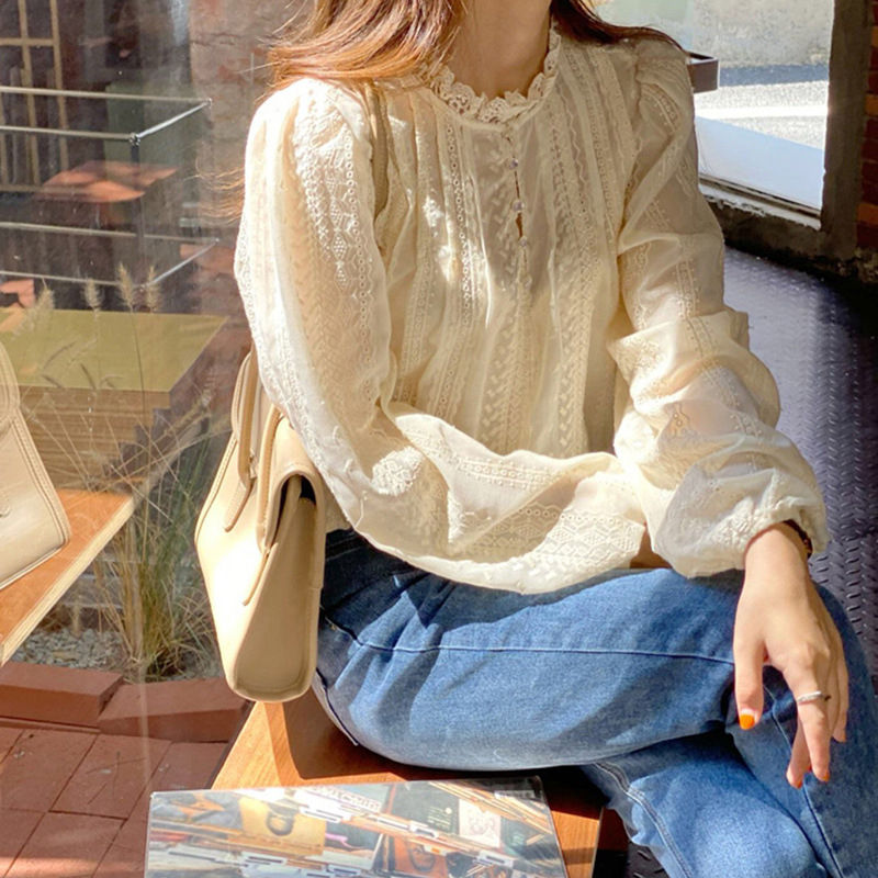 Thumbnail: The Eloise Lace Blouse