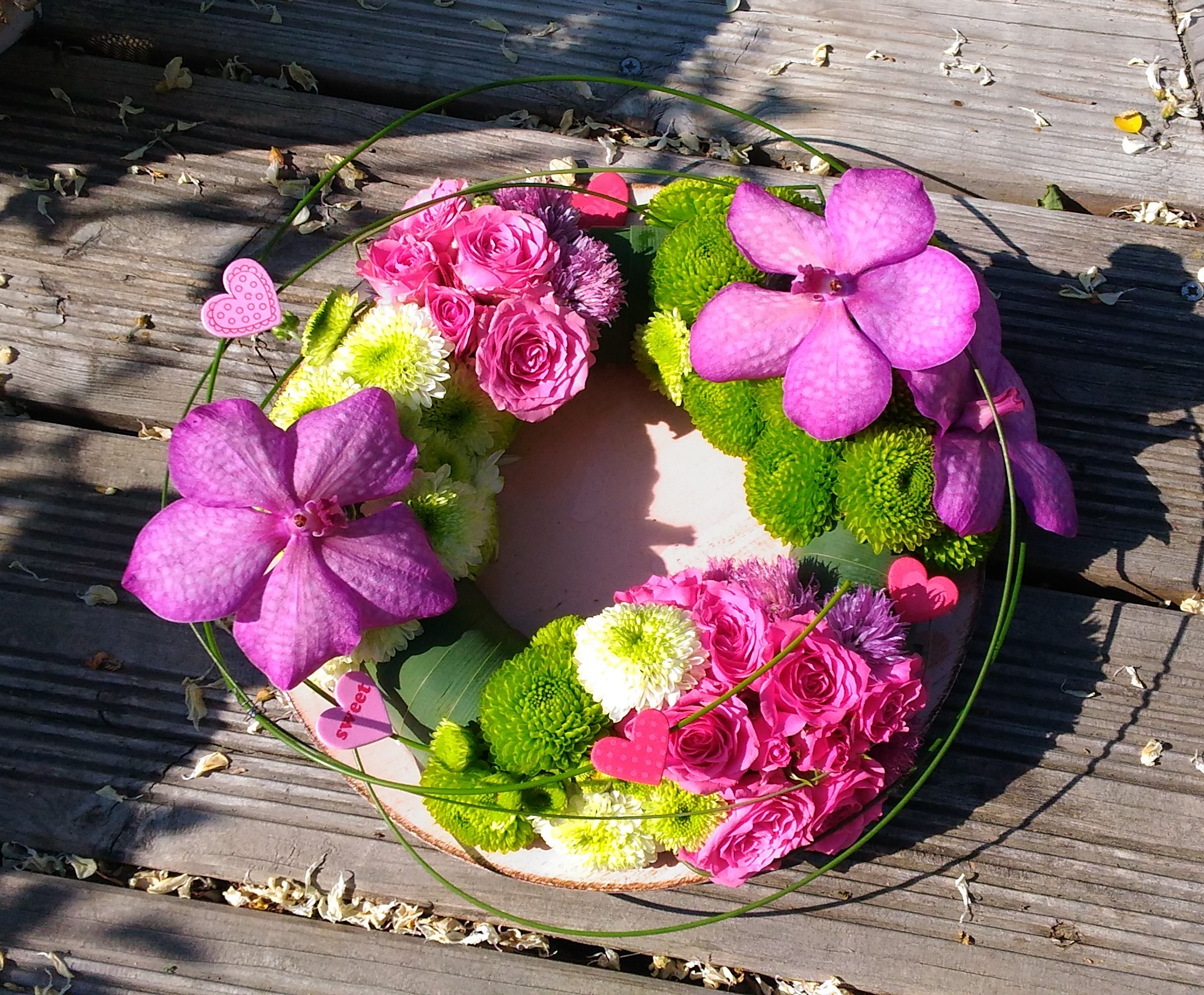 Couronne de fleurs