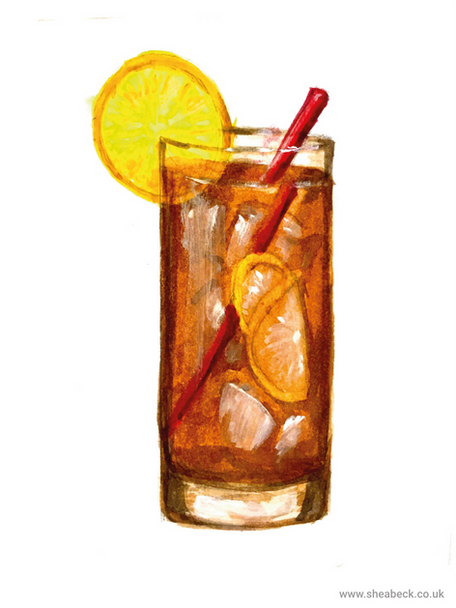 Long Island Iced Tea painting