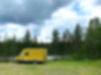 Norschweden | Wohnmobil Reise nach Norden | Stellplatz am Fluss in der StayFree App