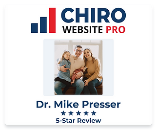 Dr. Mike Presser pictured with another adult, a child and an infant - 5-star review of Chi