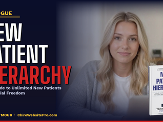 New Patient Hierarchy Prologue video thumbnail — chiropractic marketing book by Tony Seymour, ChiroWebsitePro
