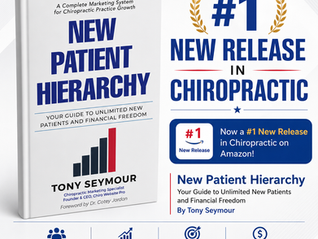 New Patient Hierarchy Is Now a #1 New Release in Chiropractic on Amazon