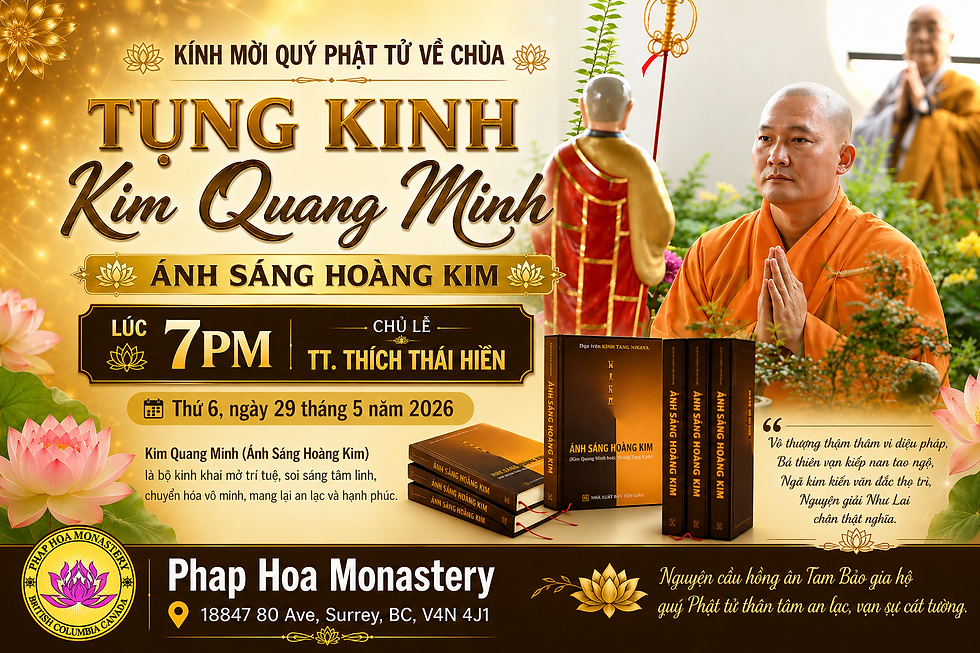 TT. Thích Thái Hiền - Tụng Kinh Kim Quang Minh