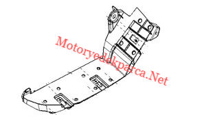 VOGE SR4 SAĞ BASAMAK YAN BASAMAK SAĞ İÇ BRAKET PLS (SR4 MAXİ 350) VOGE SR4 MAXİ SCOOTER YEDEK PARÇA VOGE SR4 YEDEK PARÇA VOGE