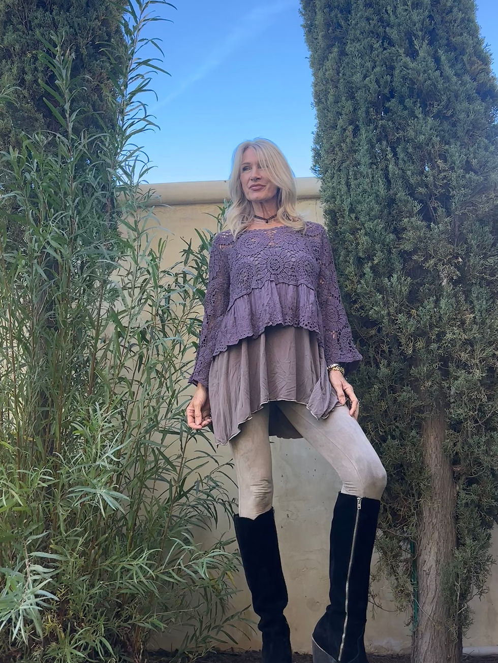 Thumbnail: Ellie plum top