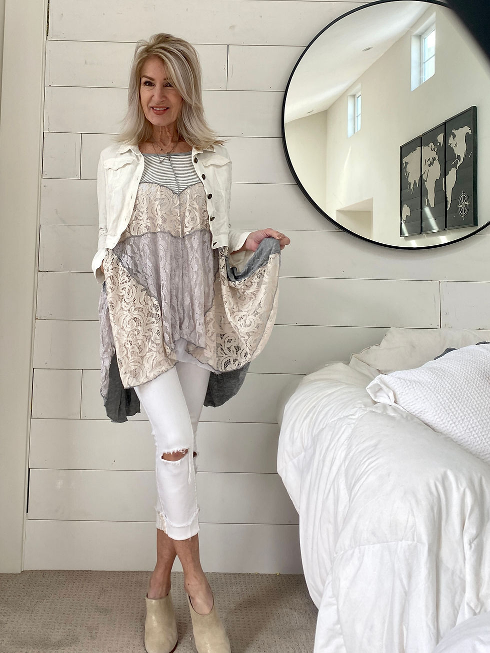 Thumbnail: Allie Soft Gray/Ivory