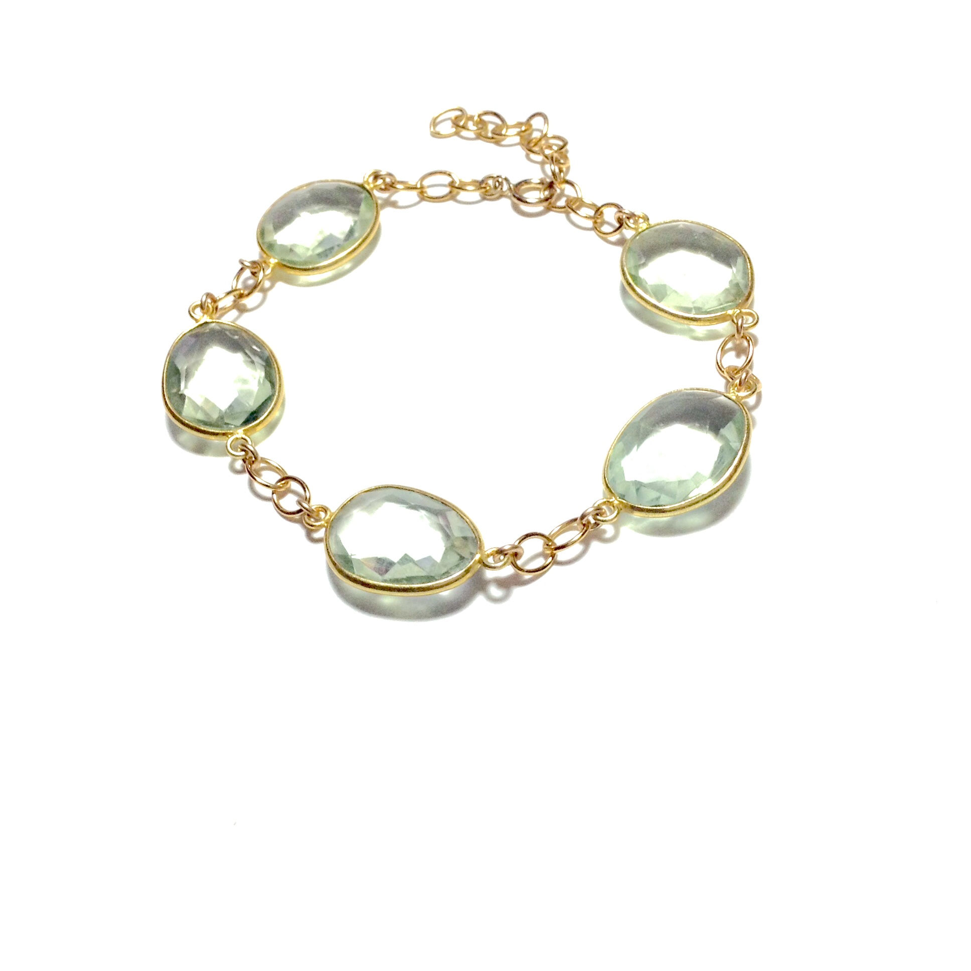 GREEN AMETHYST RAINDROP