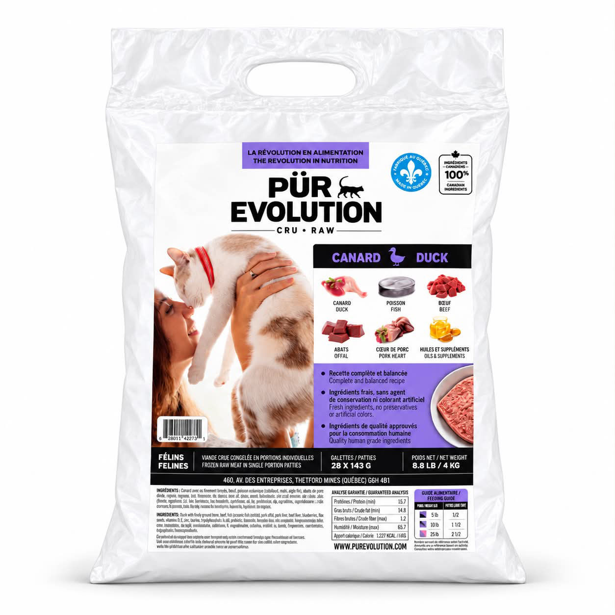 PÜR EVOLUTION - Canard pour chats