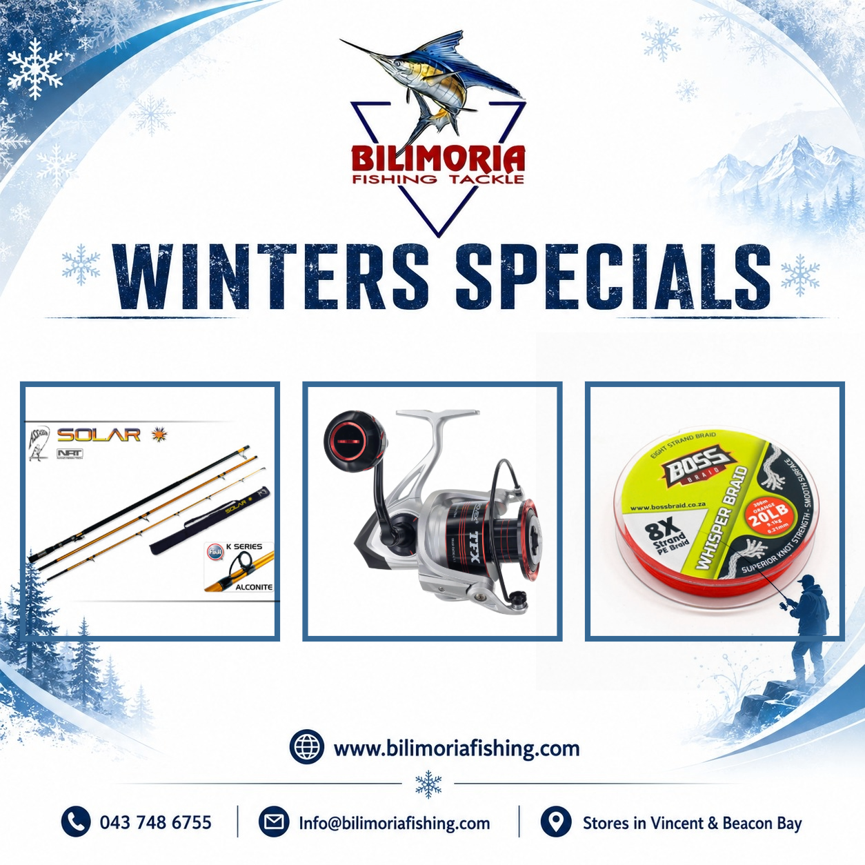 Winter Specials: Assassin Solar & Rovex TFX & 300m Whisper Braid