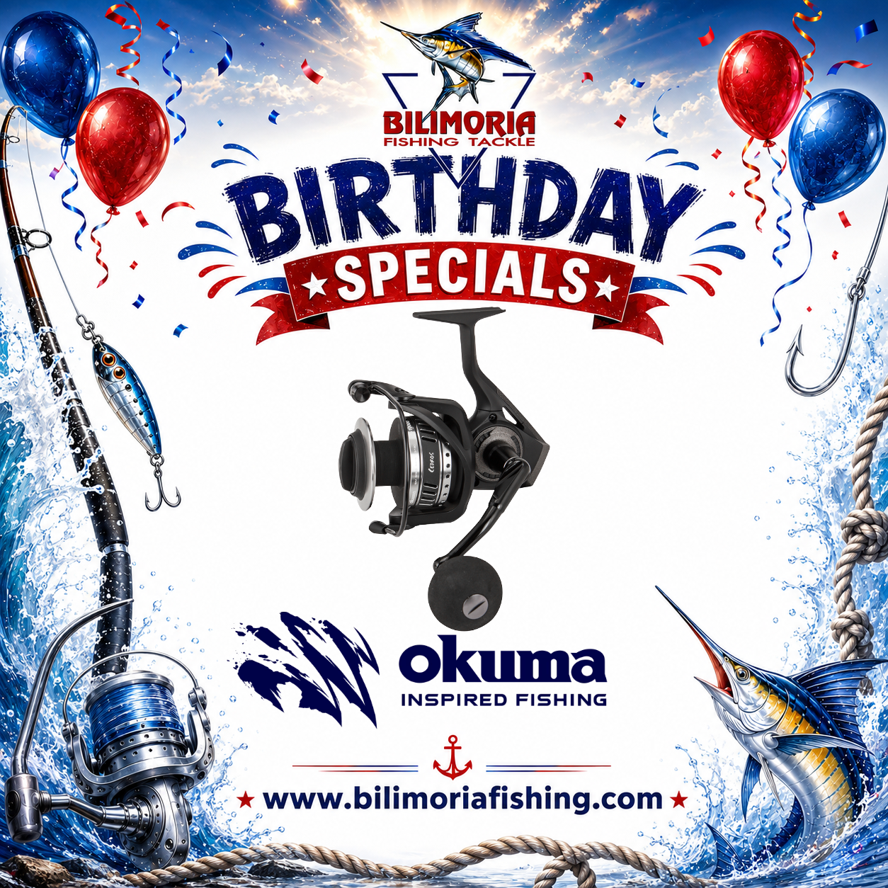 Birthday Specials: Okuma Cedros