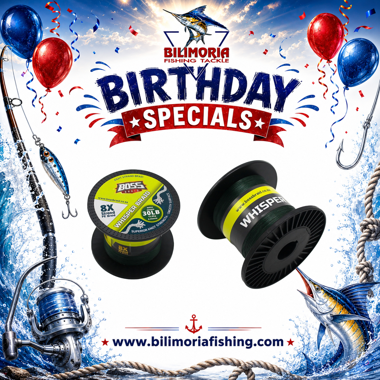 Birthday Specials: Boss Whisper Braid 600m