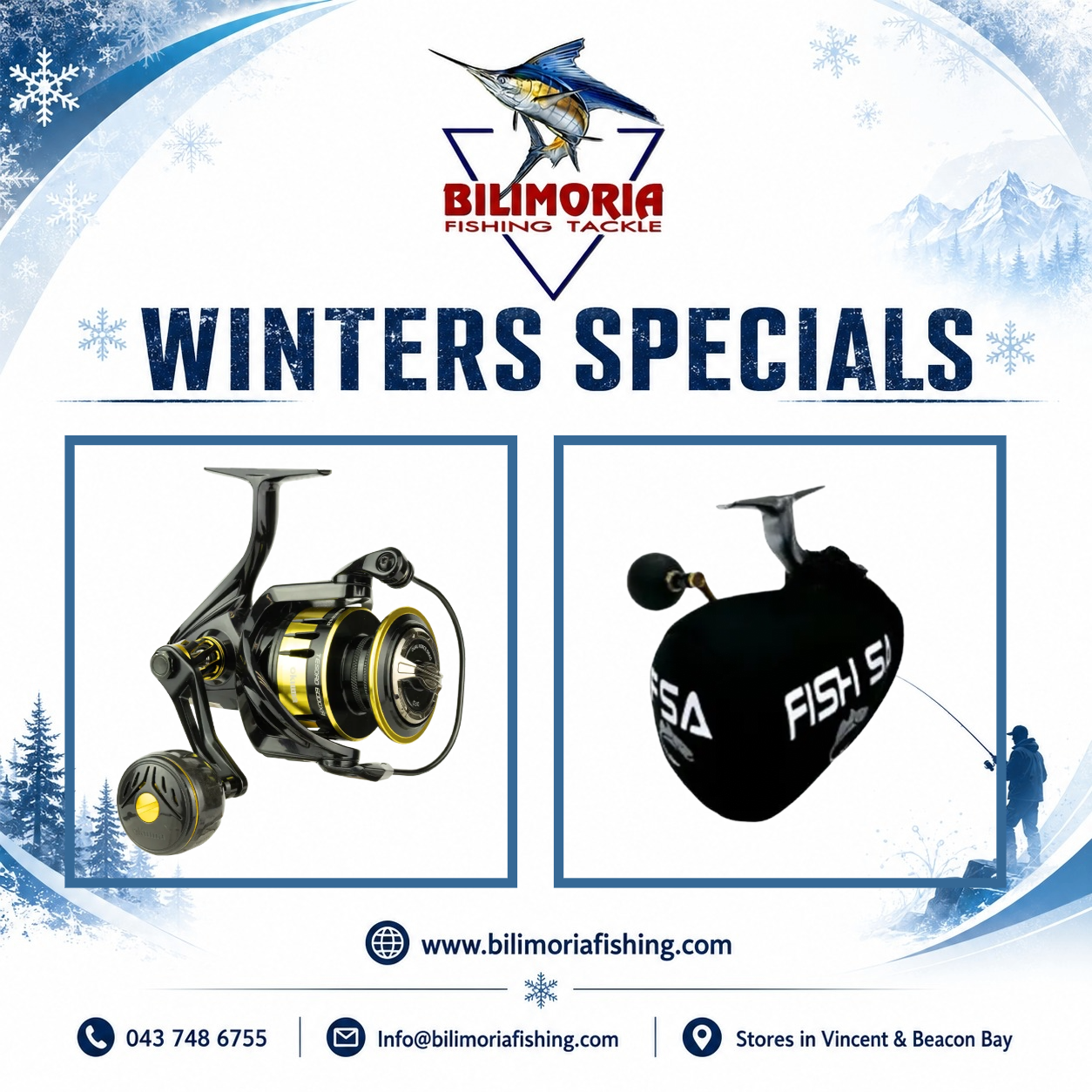 Winter Specials: Okuma Tesoro Reel & FREE Fish SA Reel Bag