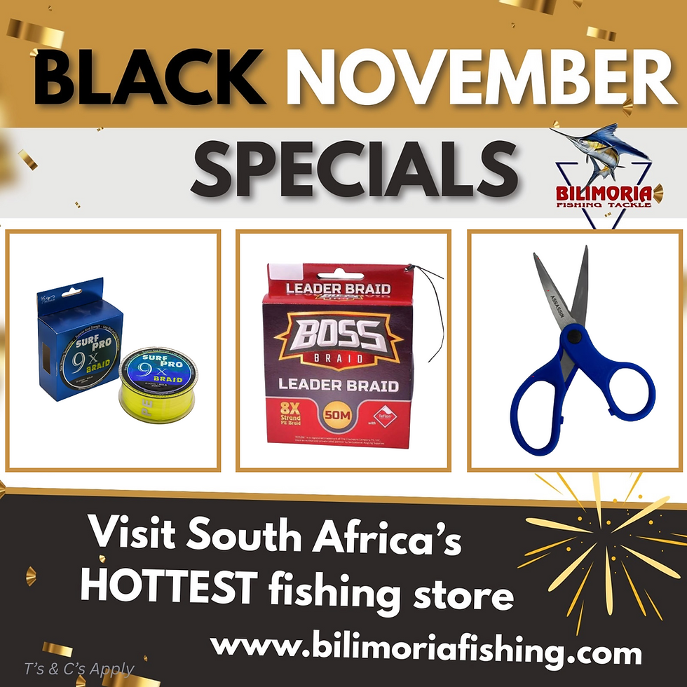 Black November: Tecni Perline Surf Pro 9X Braid 1200m & 100m Boss Leader & Sciss