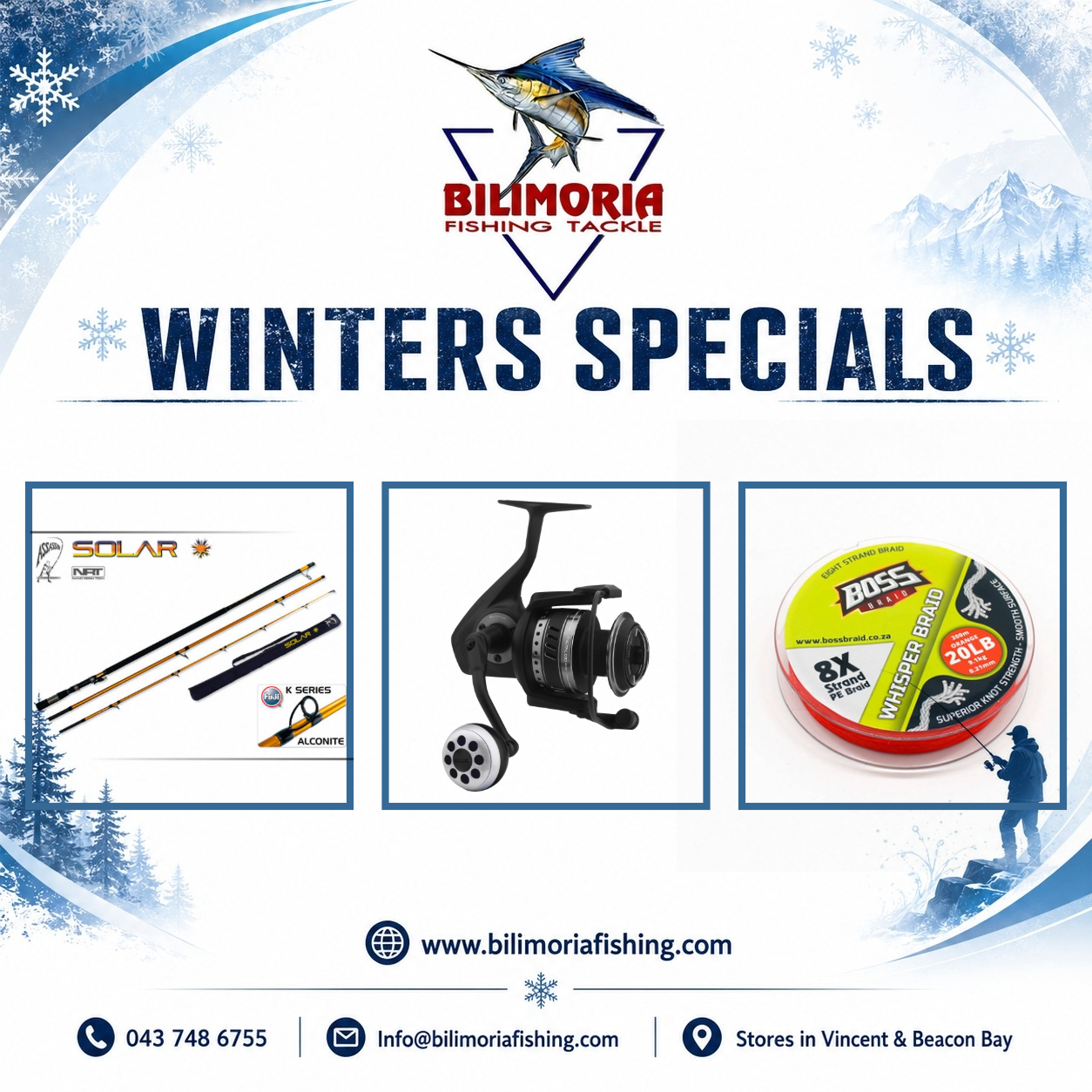 Winter Specials: Assassin Solar & Okuma Metaloid & 300m Whisper Braid