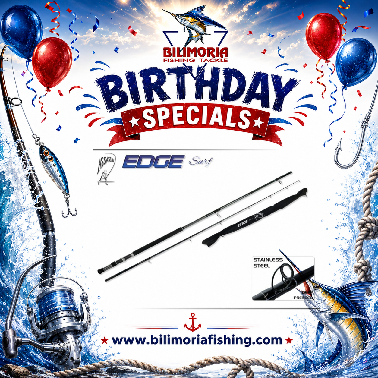Birthday Specials: Assassin Edge Surf