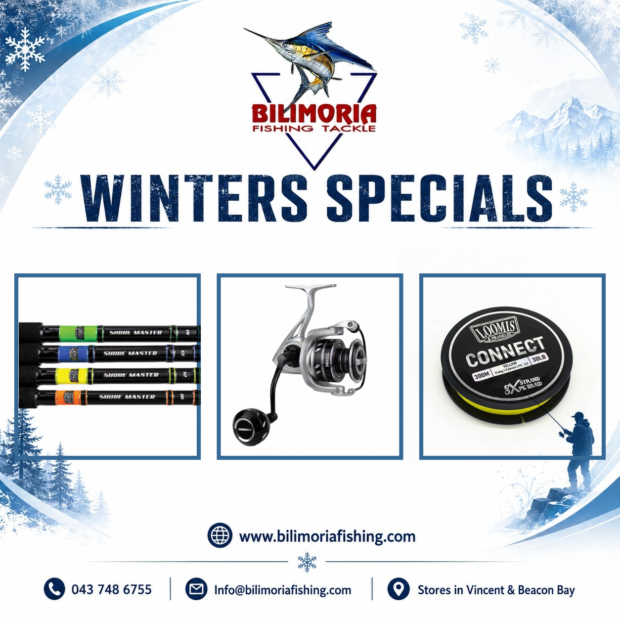 Winter Specials: Loomis & Franklin Shore Master & Loomis Titan Including Braid
