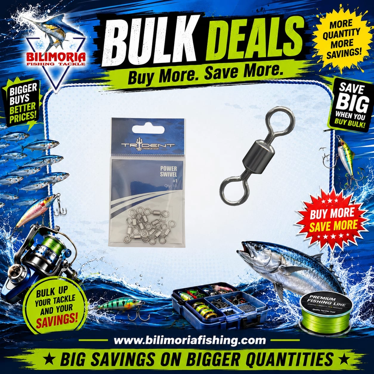 Bulk Deals: Trident Power Swivels x2