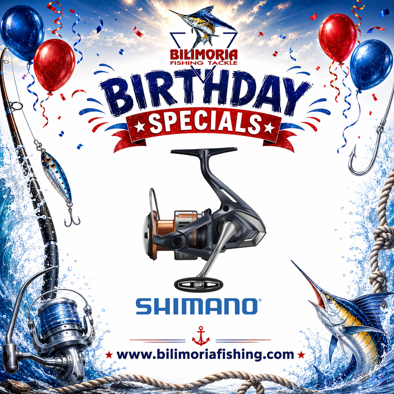 Birthday Specials: Shimano Nasci FD Reel