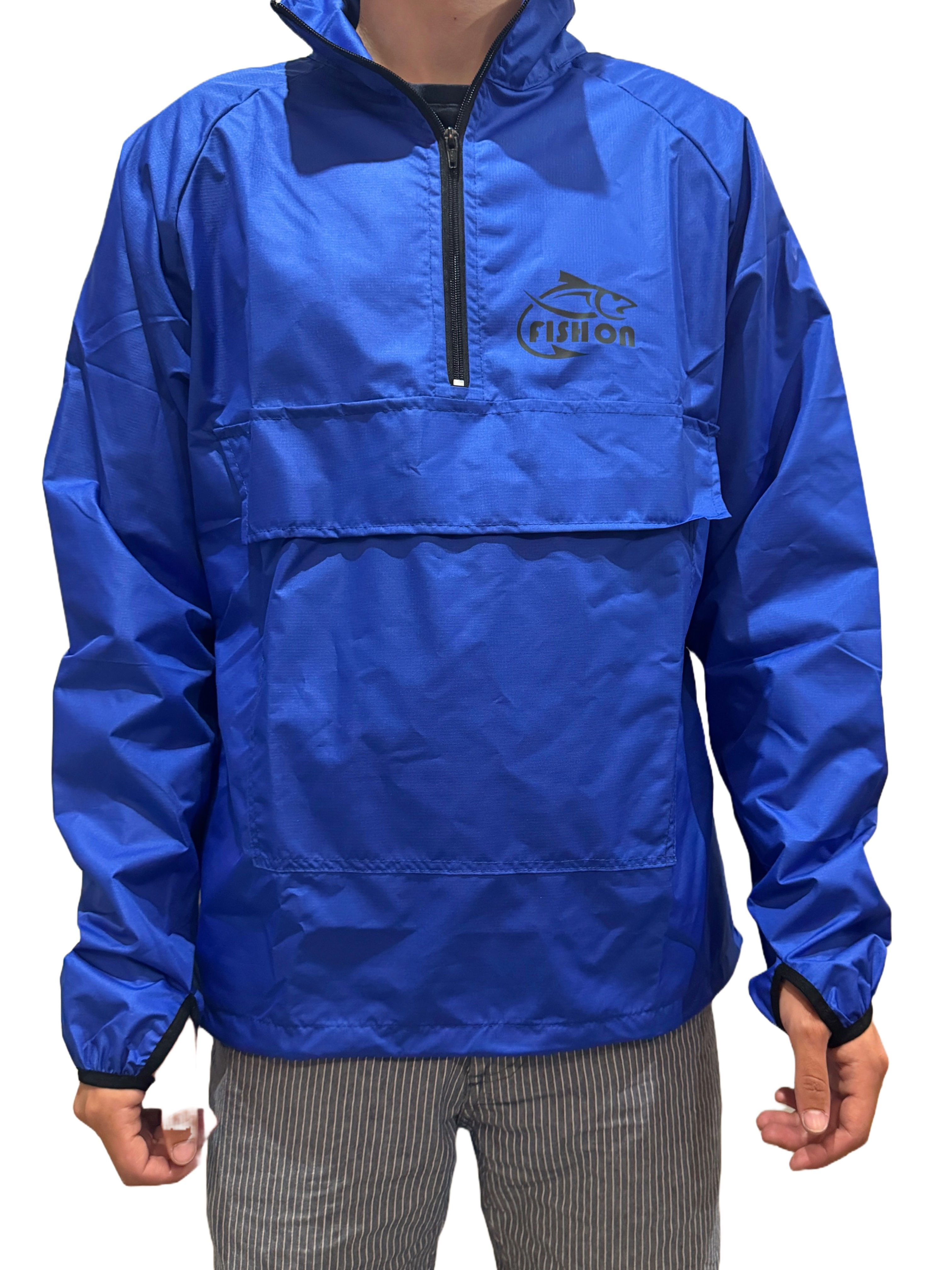 Fish On Jacket: Blue