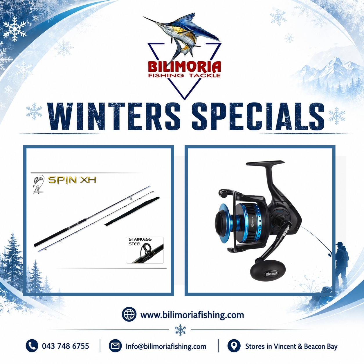 Winter Savings: Assassin Spin XH II 11ft 1-3oz & Okuma Azores