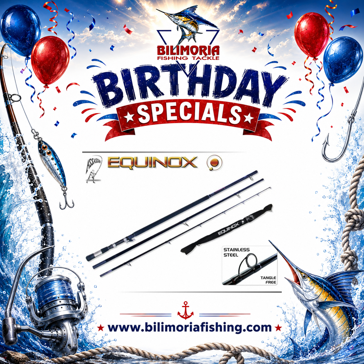 Birthday Specials: Assassin Equinox Blue