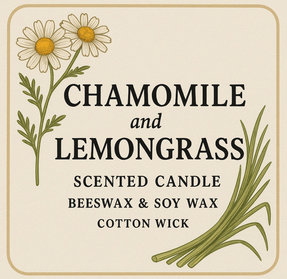 Chamomile & Lemongrass Candle