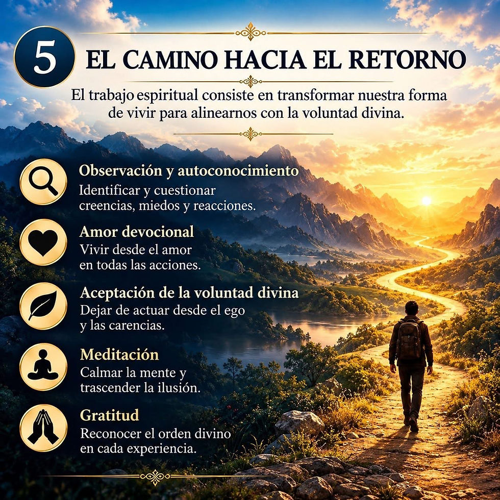 Vivir conforme a la Voluntad Divina: abandonar el miedo y aprender a amar
