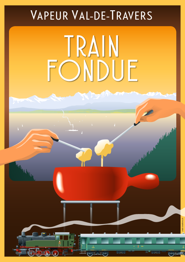 Train Fondue Halloween en soirée - 31 octobre 2026 Graphic