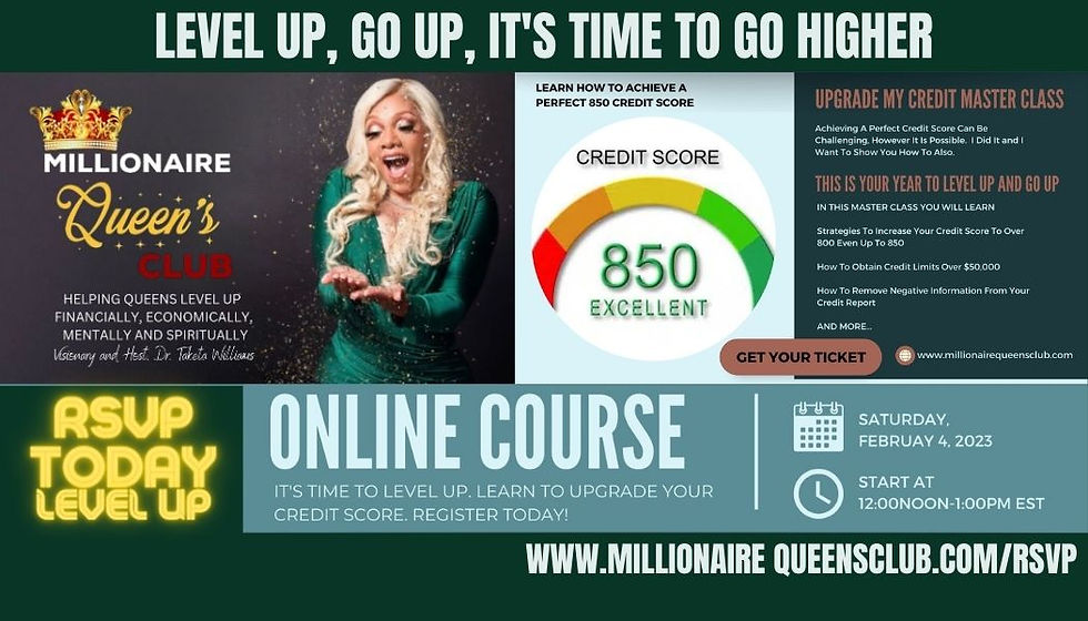 Upgrade My Credit Master Class