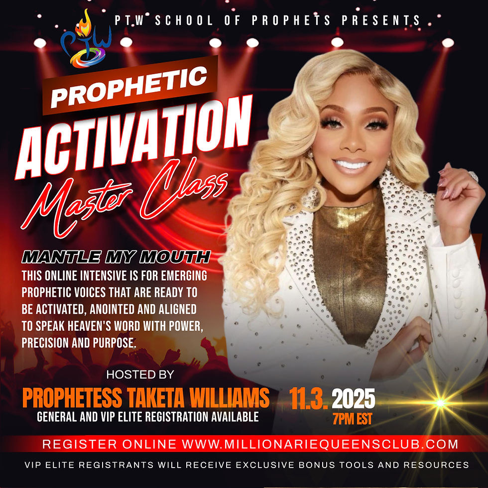 Prophetic Activation Master Class