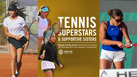 Tennis Superstars & Supportive Sisters: Highlighting LVF Scholars Penelope & Phalyn Parrott