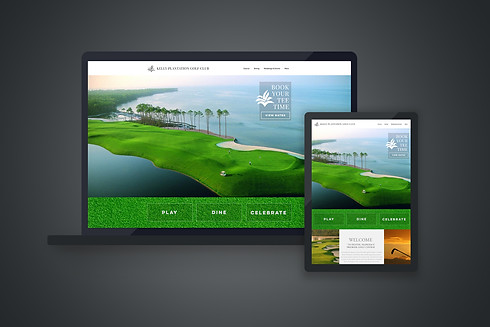 kelly plantation golf club aerial website development design florida okaloosa choctawhatchee bay
