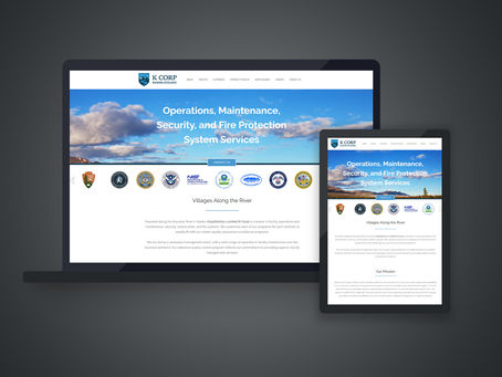 K Corp website design and development provided by Brand Focus Marketing
