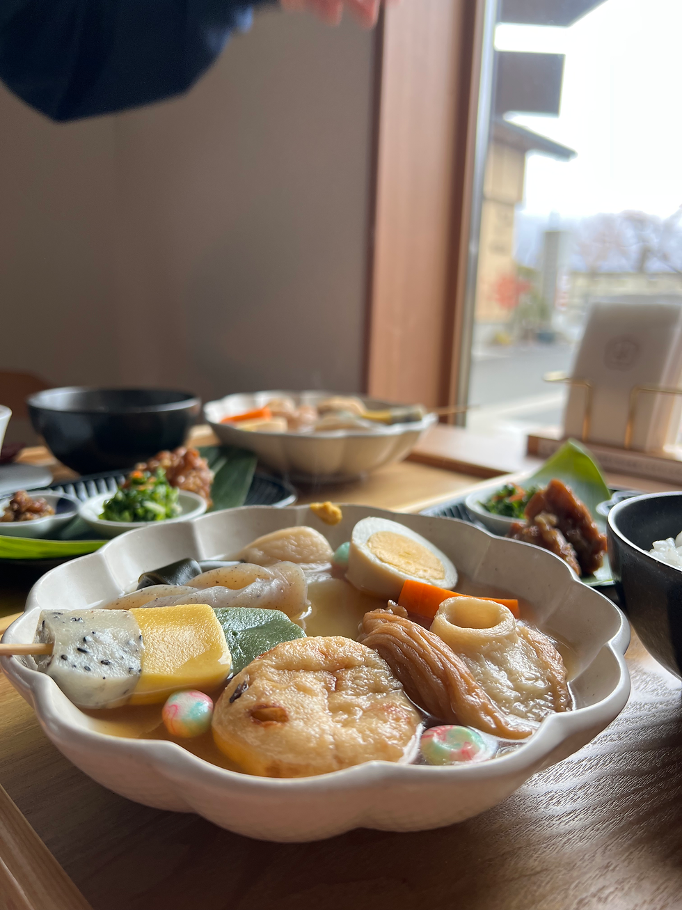 おでんランチ始めます