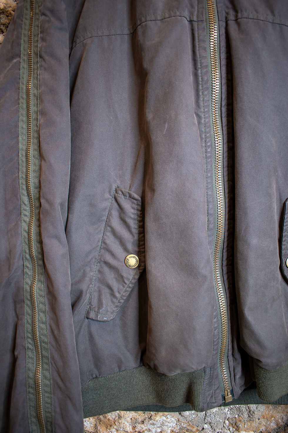 Thumbnail: 2000's D&G Dual Zip Bomber Boxy Fit