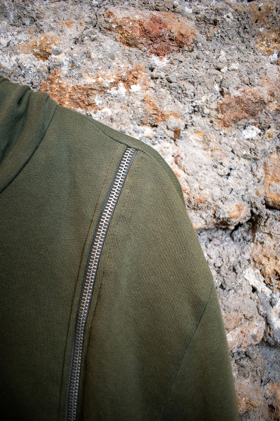 Thumbnail: AW 2003 Dolce & Gabbana Multi Zip Green Hoodie