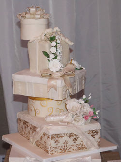 Boxes Wedding cake