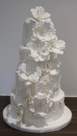Half and Half wedding cake