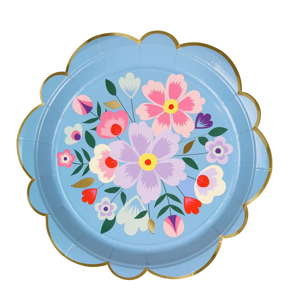 Miniatura: Platos Mexican Floral