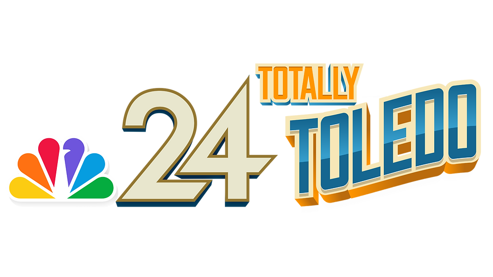 NBC24 Totally Toledo logo showing the NBC peacock and the words “Totally Toledo” in stylized lettering.