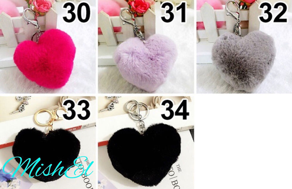 Миниатюра: Брелок "Пумпон Сердце"