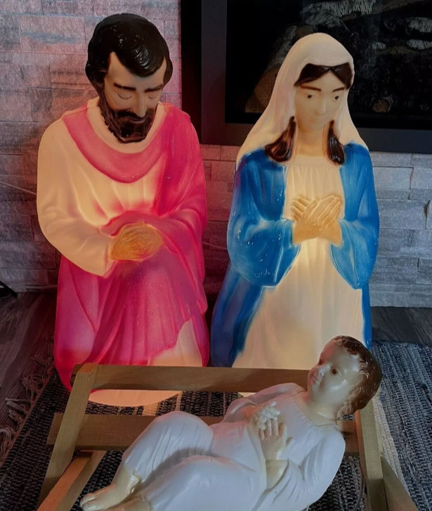 Nativity scene, photographer unknown
