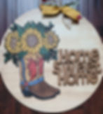 Thumbnail: Sunflower  Cowboy Boot