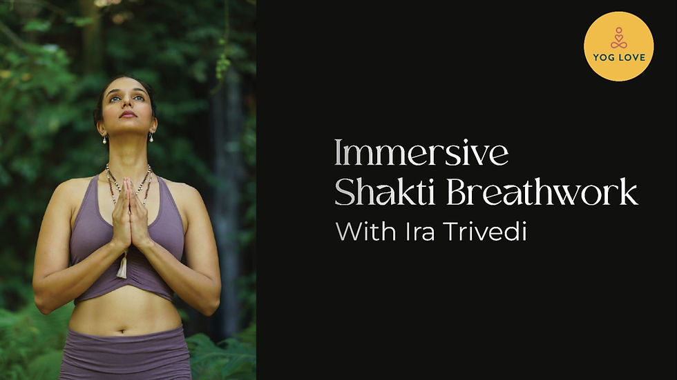 Full Moon Online Shakti Breathwork with Ira Trivedi 