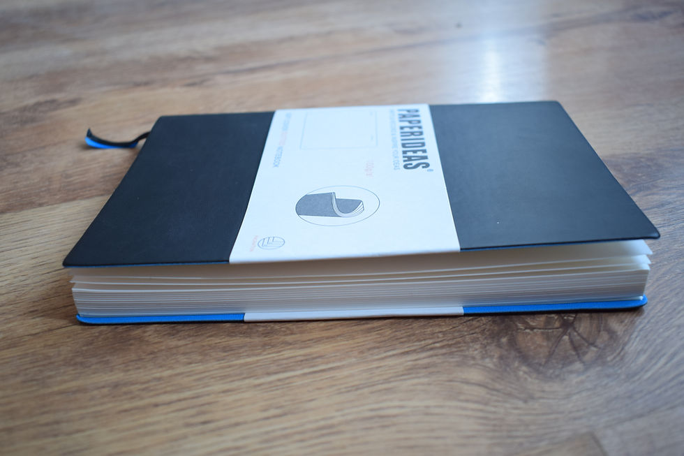Thumbnail: A5 Black binded Journal/Sketch Dotted Paper book