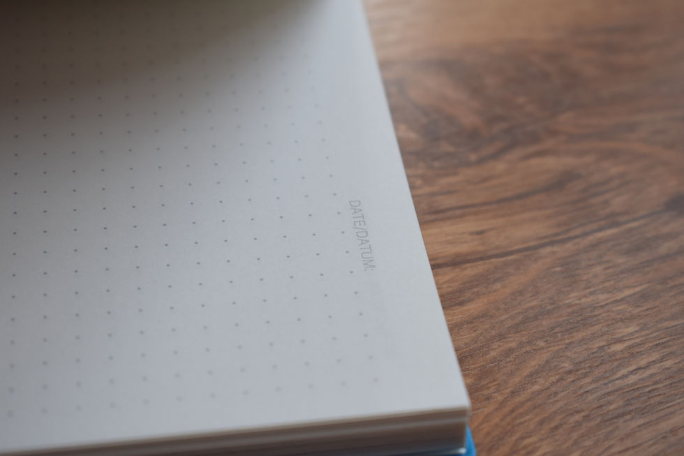 Thumbnail: A5 Black binded Journal/Sketch Dotted Paper book